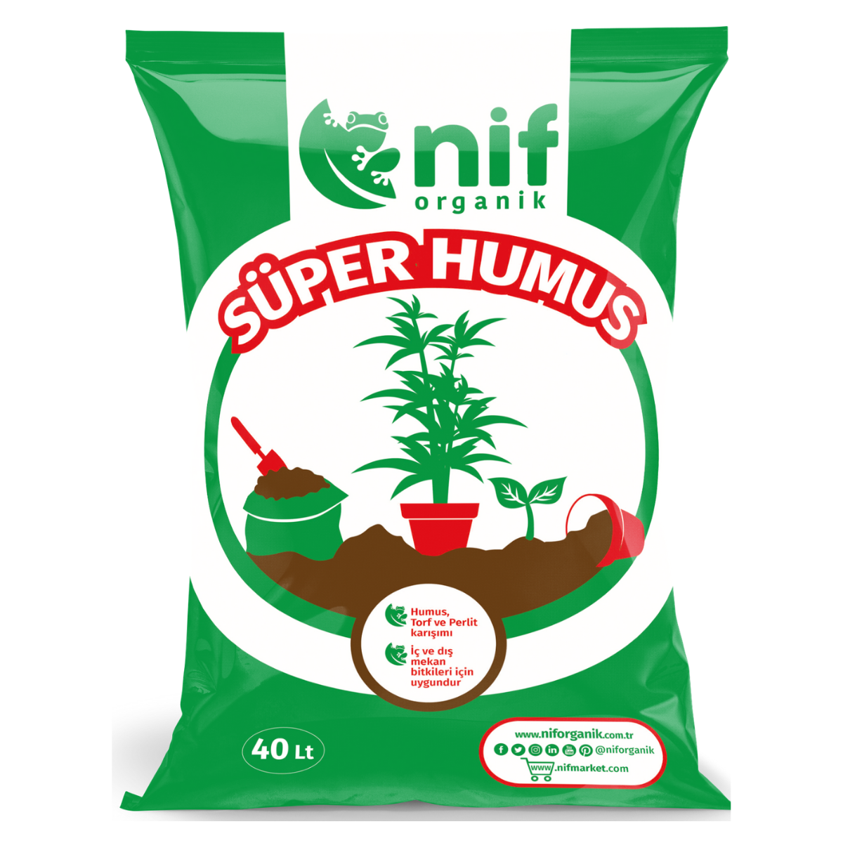 Nif Organik Süper Humus 40 Lt