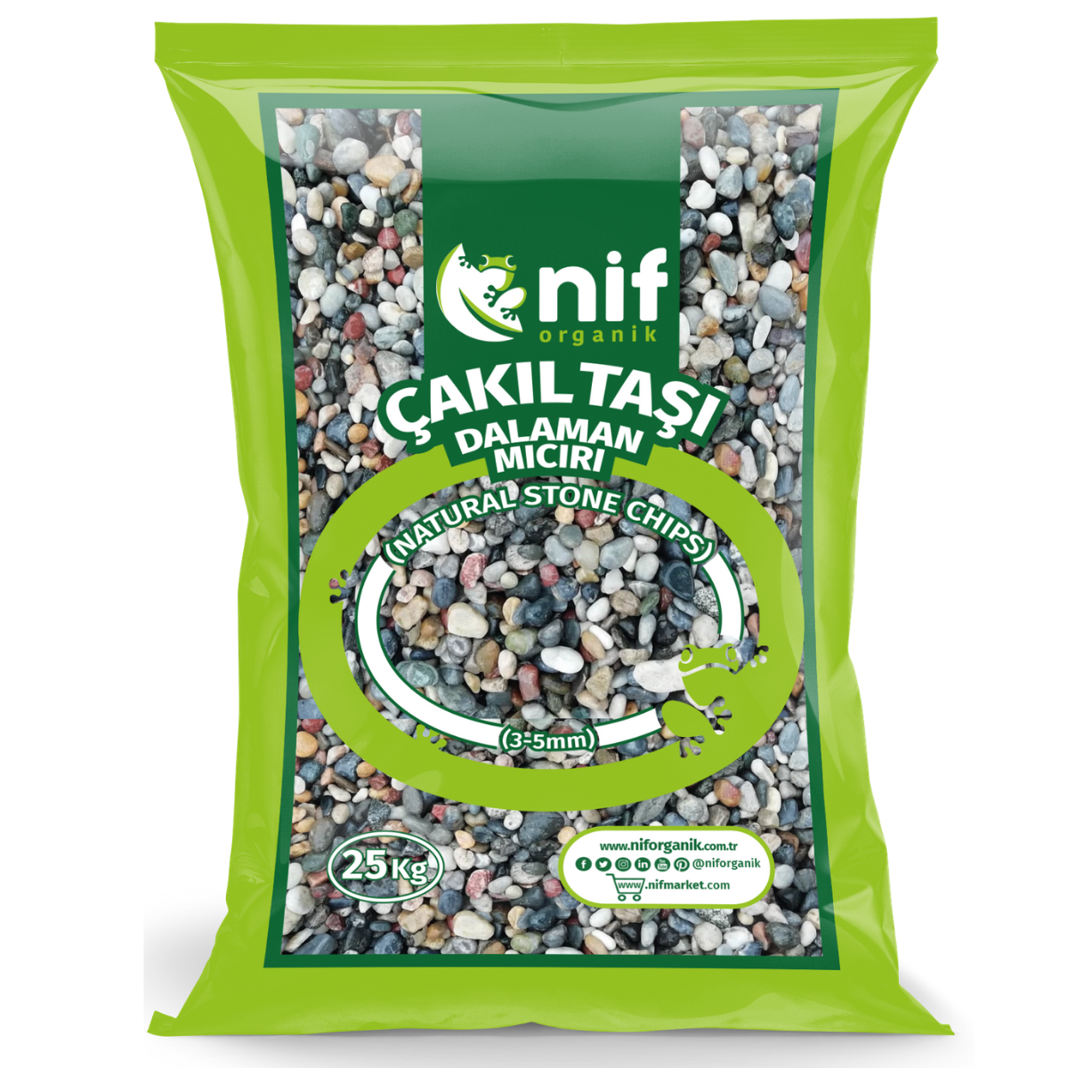 Mıcır-Çakıl Taşı 20 Kg 5-10 mm