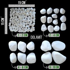 TOPTAN Dolomit Taşı 2-4 CM 10 KG * 150 ADET 1 PALET