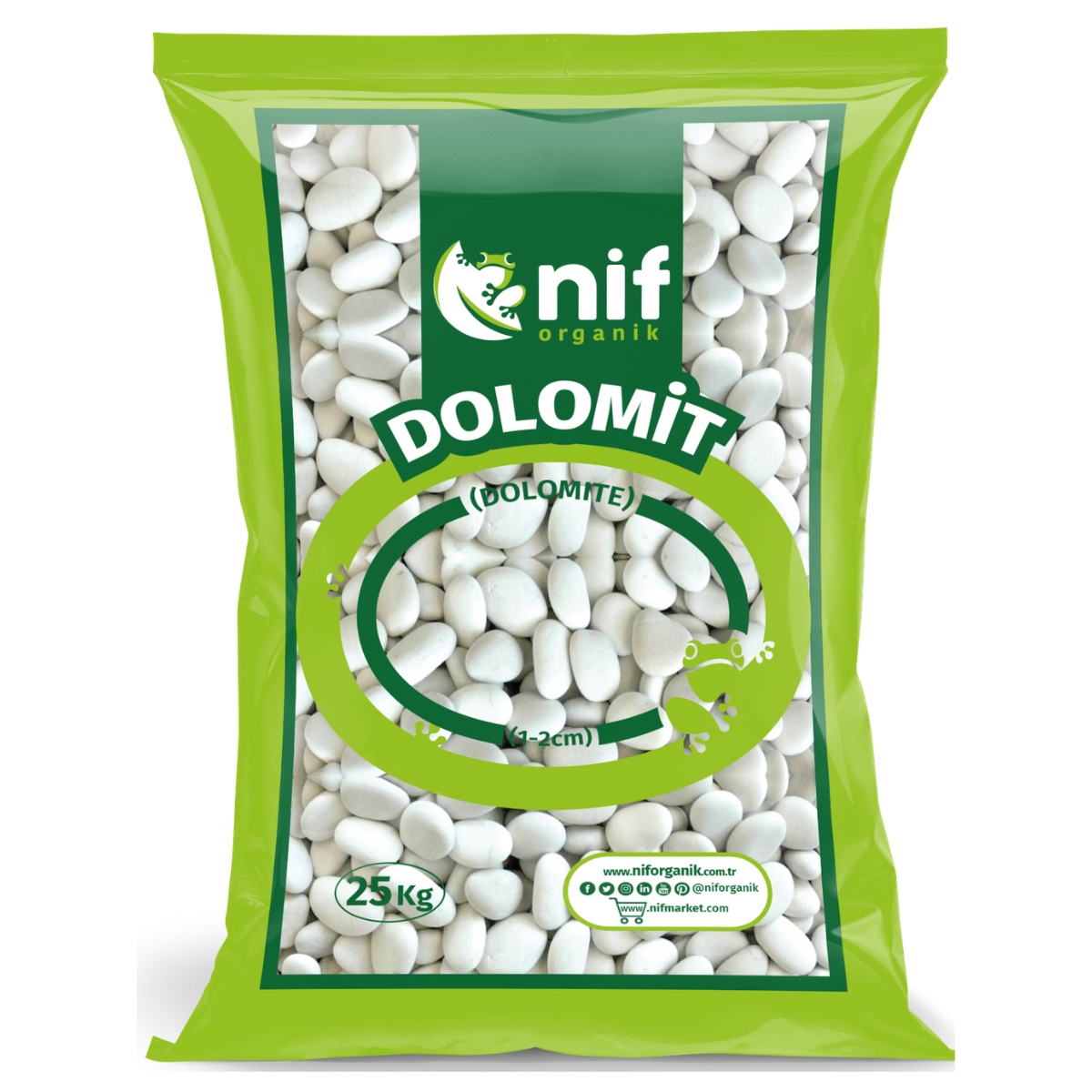 Dolomit Taşı 4-6 CM 10 KG * 150 ADET 1 PALET