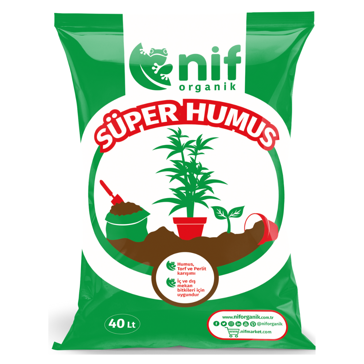 Süper Humus 40 Lt * 40 Adet - 1 Palet