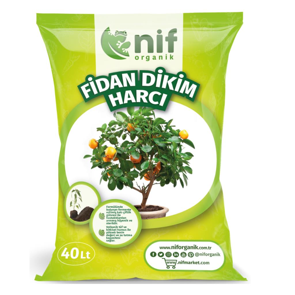 Fidan Dikim Harcı 40 lt * 40 Adet - 1 PALET Fidan Dikim Toprağı