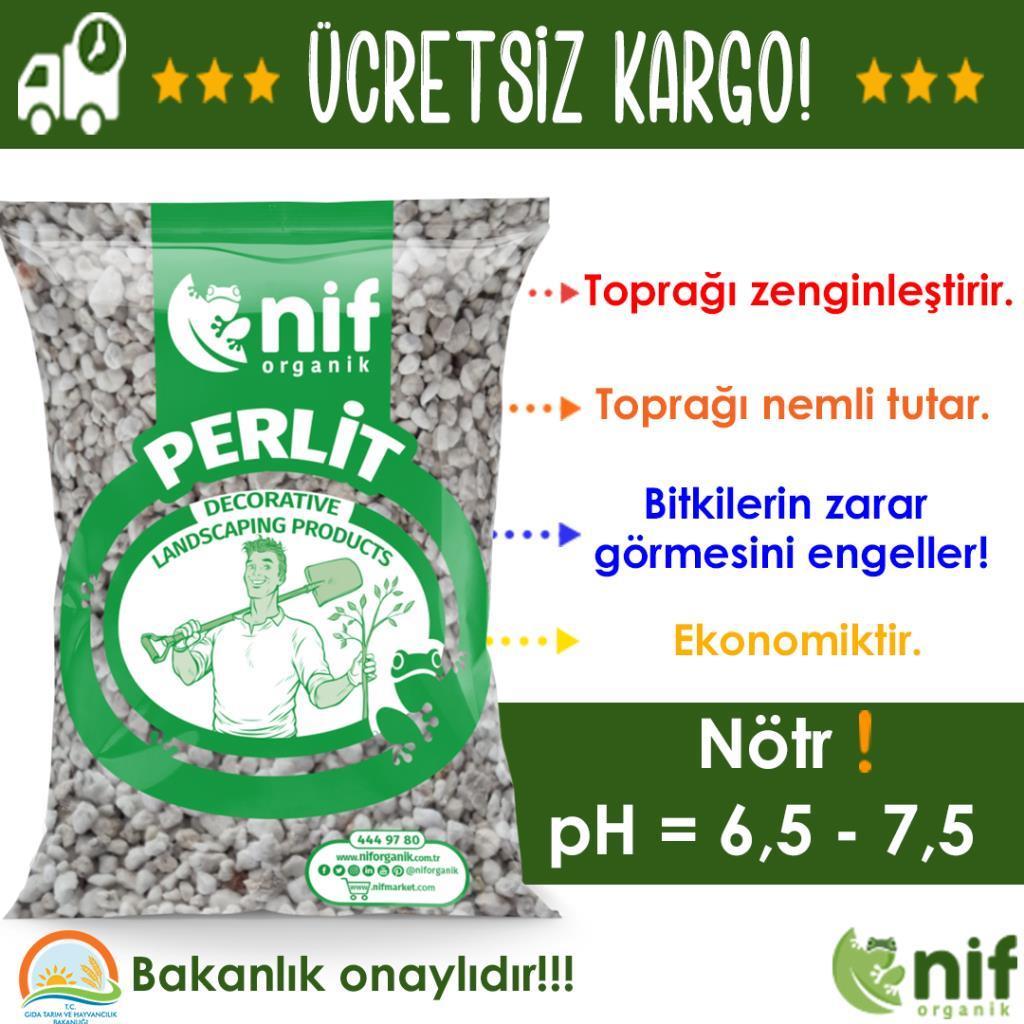 Nif Organik Doğal Perlit 5 LT Tarım Perliti Köklendirme Çimlendirme Sera