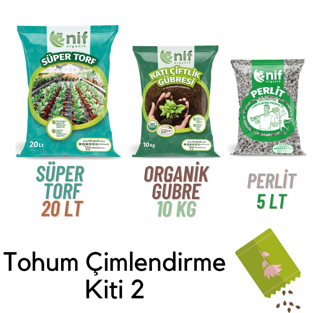 TOHUM ÇİMLENDİRME KİTİ 2- Çiçek Meyve ve Sebze Tohumlarınız İçin Özel Karışım