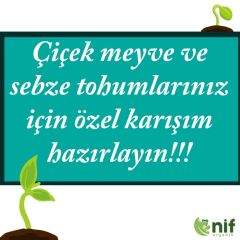 TOHUM ÇİMLENDİRME KİTİ 2- Çiçek Meyve ve Sebze Tohumlarınız İçin Özel Karışım