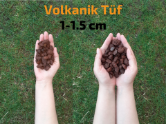 Nif Organik Volkanik Tüf 10-15 mm 5 L - Pomza - Cüruf - Lav Taşı