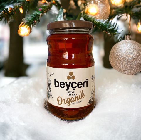 Beyçeri Organik Süzme Çiçek Balı 460gr