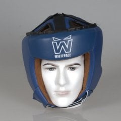 Whiteface Muay Thai Federasyon Onaylı Kask Mavi