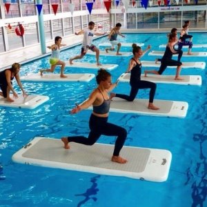 Aqua mat  şişirilebilir havuz air yoga mat