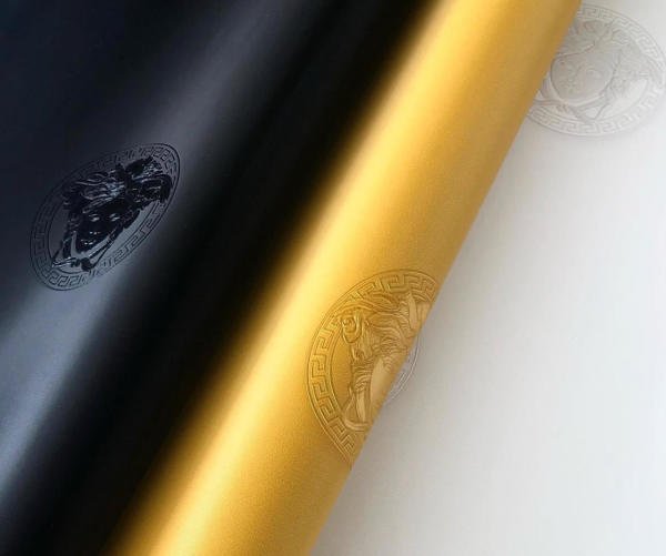 Versace Siyah Gold Medusa Desen Duvar Kağıdı
