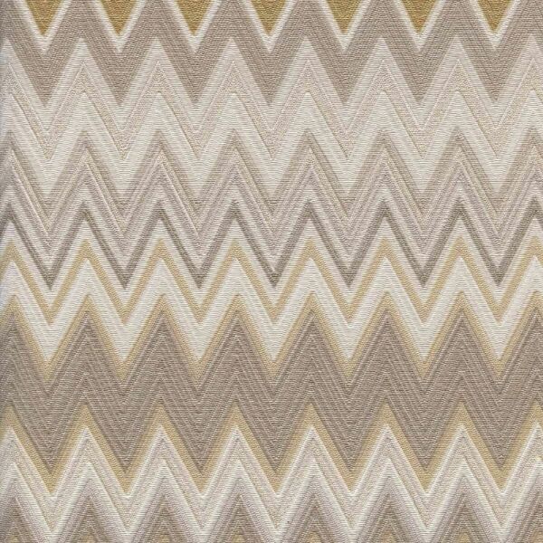 Missoni Home Zig Zag Gri Beyaz Duvar Kağıdı