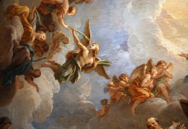 Gökyüzünde Melekler Mitolojik Duvar Kağıdı