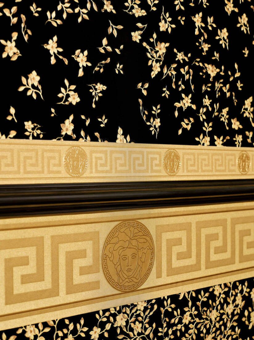 Versace Greek Ker Bordür Şerit Gold