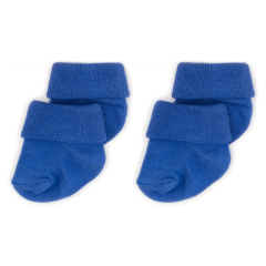 Novibaby 2'li Bambu Bebek Çorap I Navy Blue I 0-6 ay I Lacivert Yenidoğan Bebek Çorabı