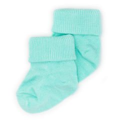 Novibaby 2'li Bambu Bebek Çorap I Sea Green I 0-6 ay I Mint Yenidoğan Bebek Çorabı