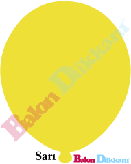 12 inch İç Mekan Sarı Balon