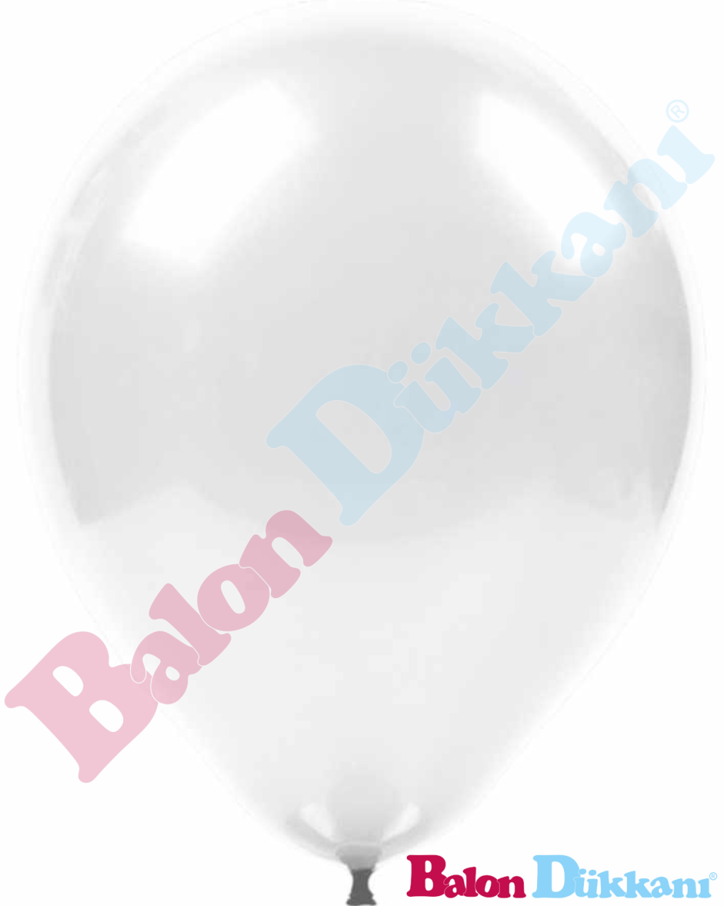 12 inch İç Mekan Şeffaf Balon 100 adet