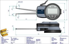 G220 Dijital İç Çap Kanal Komparatörü 20-40 mm