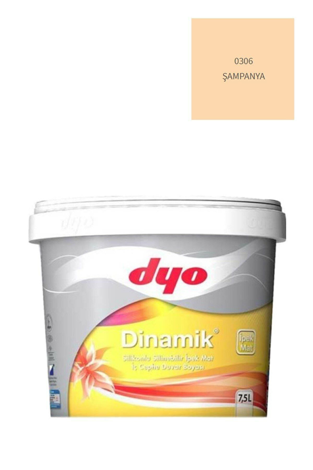 Dinamik Silikonlu Silinebilir Ipek Mat Iç Cephe Duvar Boyası 0306 Şampanya 15