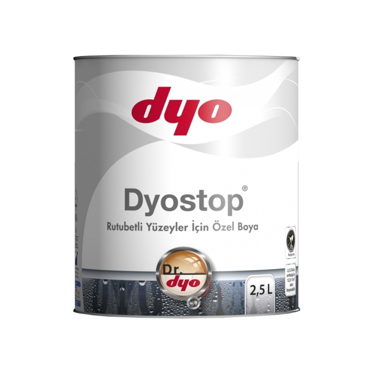 DYOSTOP RUTUBET BOYASI 2,5 lt. 0001 BEYAZ