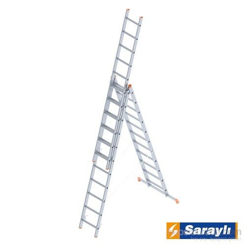 SARAYLI 3 X11 A Tipi Endüstriyel Merdiven 903 cm