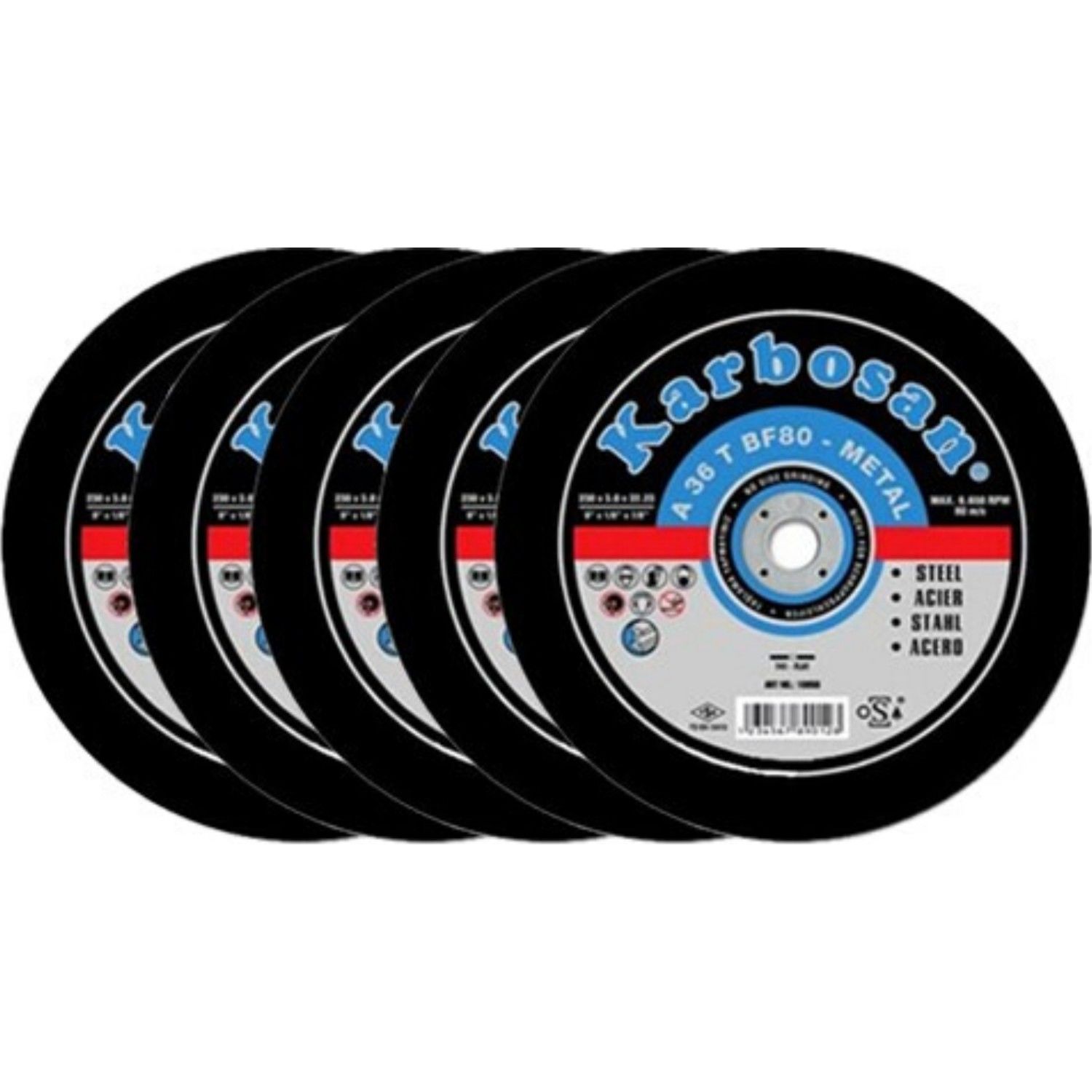 115x3x22 METAL KESİCİ KARBOSAN 5'li