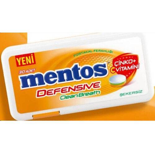 MENTOS CLEAN BREATH PORTAKAL 30 LU