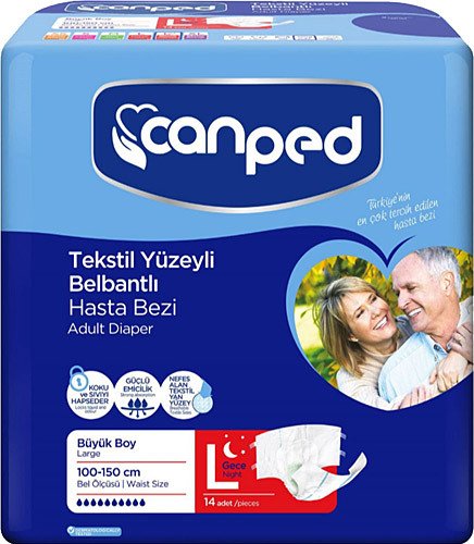 CANPED BEL BANTLI EKO BÜYÜK 14 ADET GECE