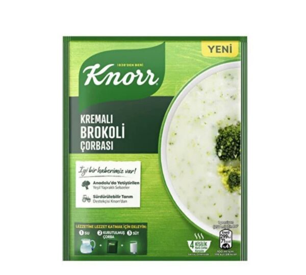 KNORR KREMALI BROKOLİ ÇORBASI