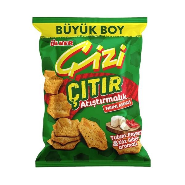 ÜLKER ÇİZİ ÇITIR 80 GR TULUM PEYNİRİ KÖZ BİBER