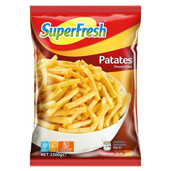 SUPERFRESH PATATES 2500 GR PROF