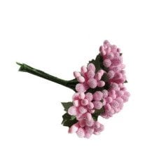 Çiçek Cipso Pıtırcık Pembe 144 adet