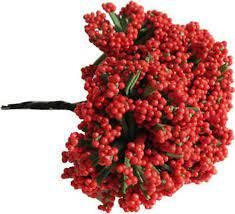 Cipso Yapay Çiçek Kırmızı ( 3,5 cm* 3,5 cm ) ( 144 Adet)