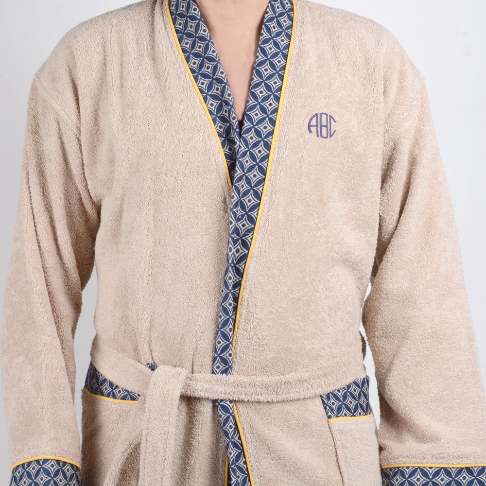 Kişiye Özel Nakışlı Bay Kimono Bornoz