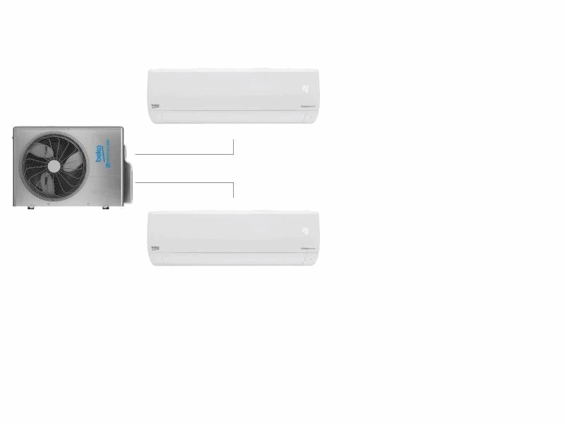 Beko Multi Sistem 18K BTU + 12K BTU Inverter Klima