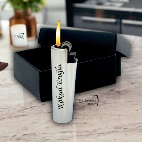 Clipper Metal Kılıflı Çakmak