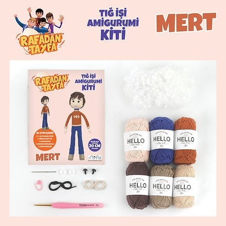 Rafadan Tayfa Mert Amigurumi Kiti