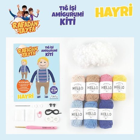 Rafadan Tayfa Hayri Amigurumi Kiti