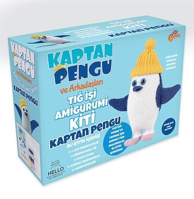 Kaptan Pengu Amigurumi Kiti