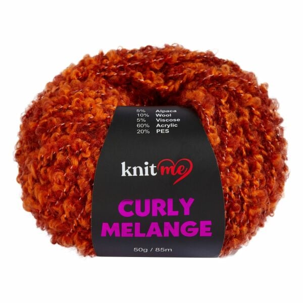 Knit Me Curly Melange KC58