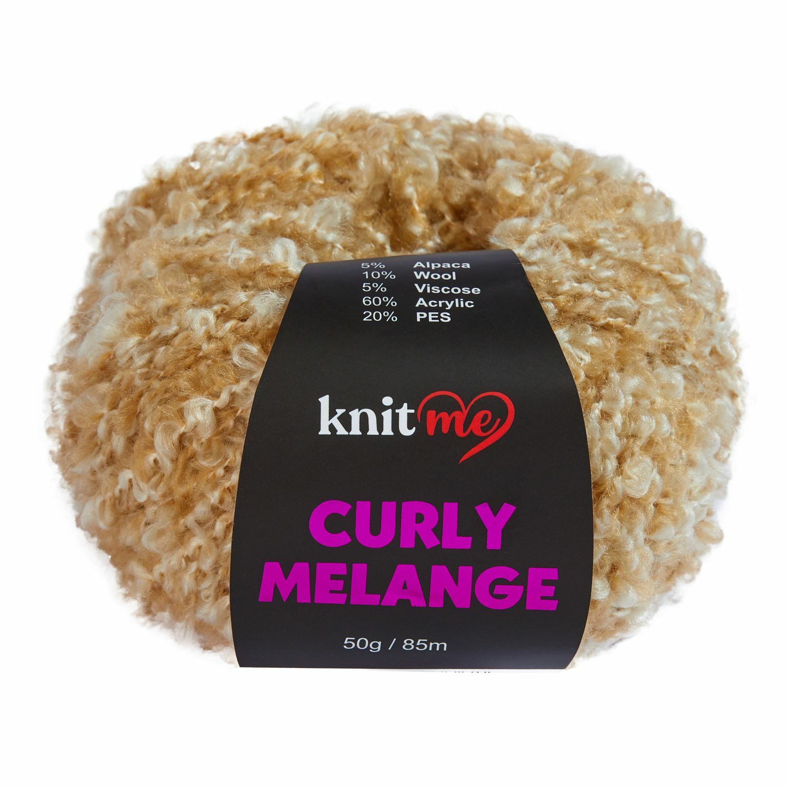 Knit Me Curly Melange KC52