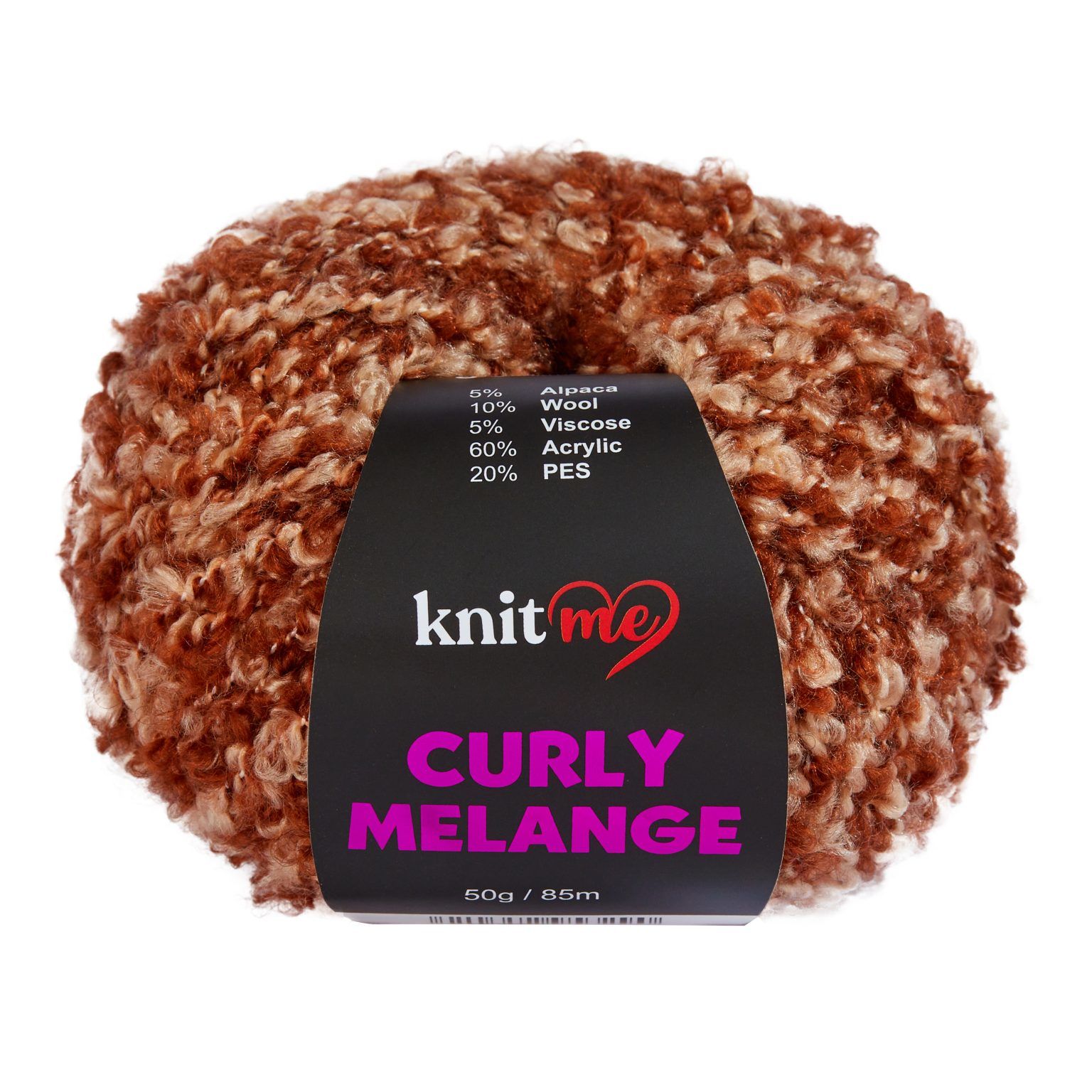 Knit Me Curly Melange KC51