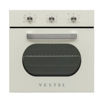 Vestel AF-6682 Retro Bej 69 lt A Enerji Sınıfı Ankastre Fırın