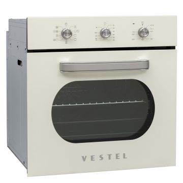 Vestel AF-6682 Retro Bej 69 lt A Enerji Sınıfı Ankastre Fırın