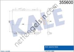 KALE 355600 MOTOR RADYATORU TERIOS (J1) ( 425x558x26 )  DAIHATSU BİNEK MOTOR SU RADYATORU