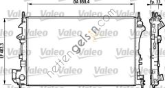 VALEO 732879 MOTOR SU RADYATORU BRAZING VECTRA C SIGNUM Z16XE Z18XE  OPEL BİNEK MOTOR SU RADYATORU