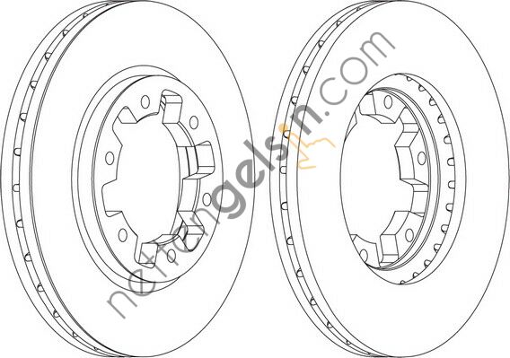 FERODO DDF464 FREN DİSKİ NİS D21-D22 TERRANO 277MM 402060F000 NISSAN