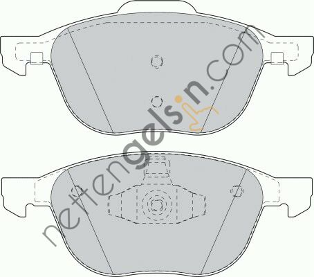 FERODO FDB1594 ON FREN BALATASI FOCUS II - C-MAX - MAZDA III - VOLVO S40 03-->  MAZDA BİNEK FREN BALATASI