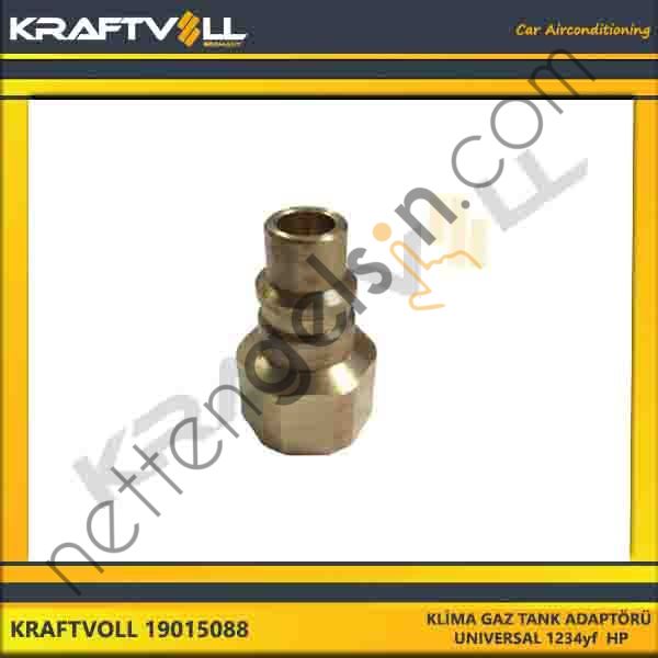 KRAFTVOLL 19015088 KLIMA GAZ TANK ADAPTÖRÜ UNIVERSAL 1234yf  GENEL BİNEK KLIMA SISTEM ÜRÜNLERI