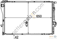 BEHR CR281000P RADYATÖR E-38/39 GEN.TANKSIZ OTOM/MAN. (CR281000P) 17111702969 BMW